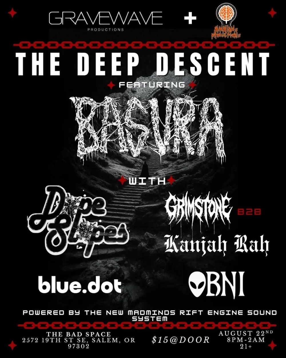 The Deep Descent — event flyer