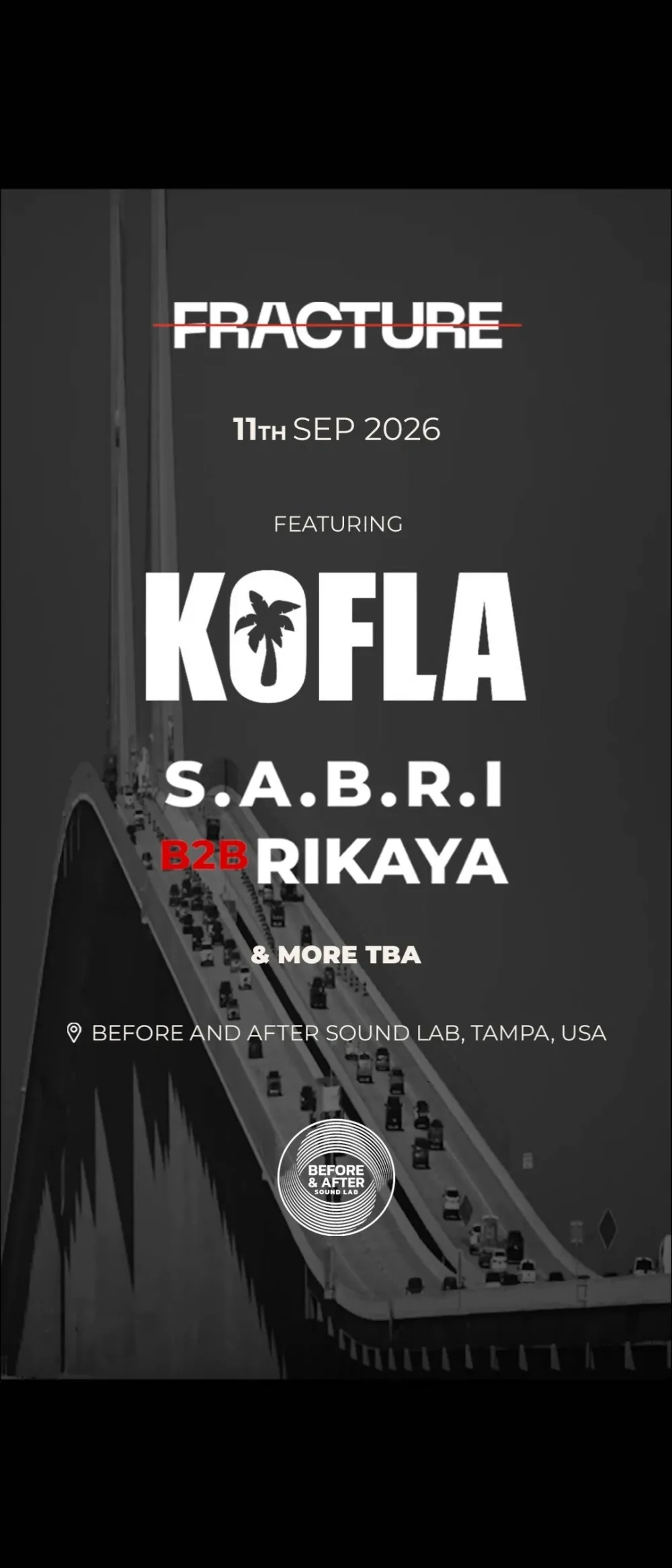 Kofla, S.A.B.R.I — event flyer