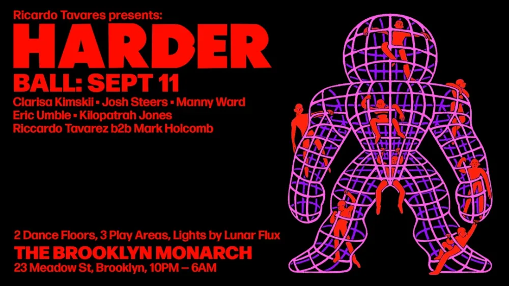 Clarisa Kimskii, Manny Ward, Josh Steers, Eric Umble, Riccardo Tavarez, Kilopatrah Jones — event flyer
