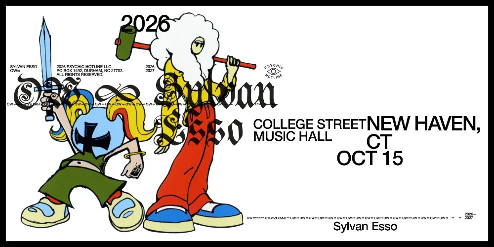 Sylvan Esso — event flyer