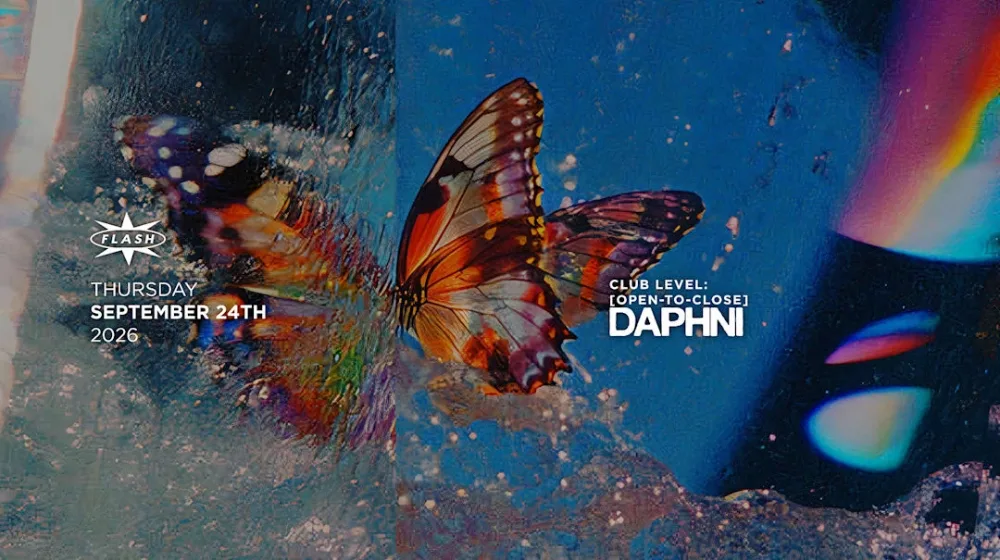 Daphni, Caribou — event flyer