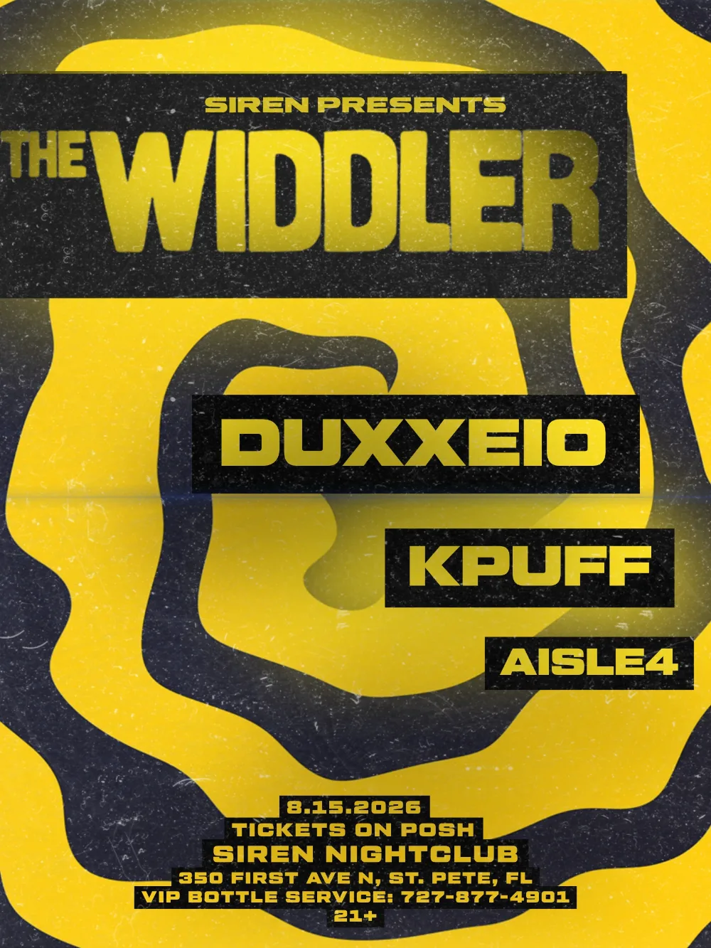 The Widdler — event flyer