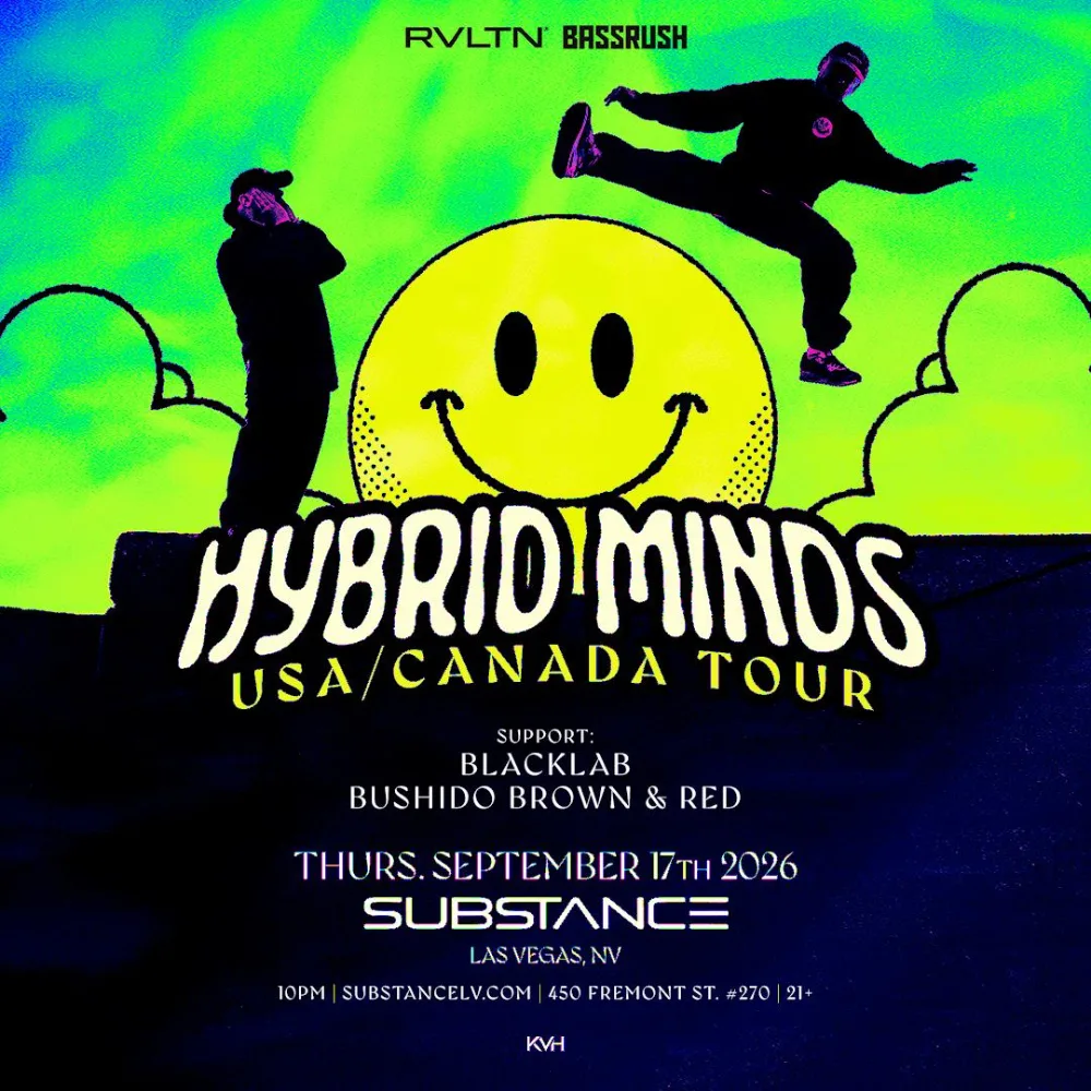 RVLTN & Bassrush Presents — event flyer