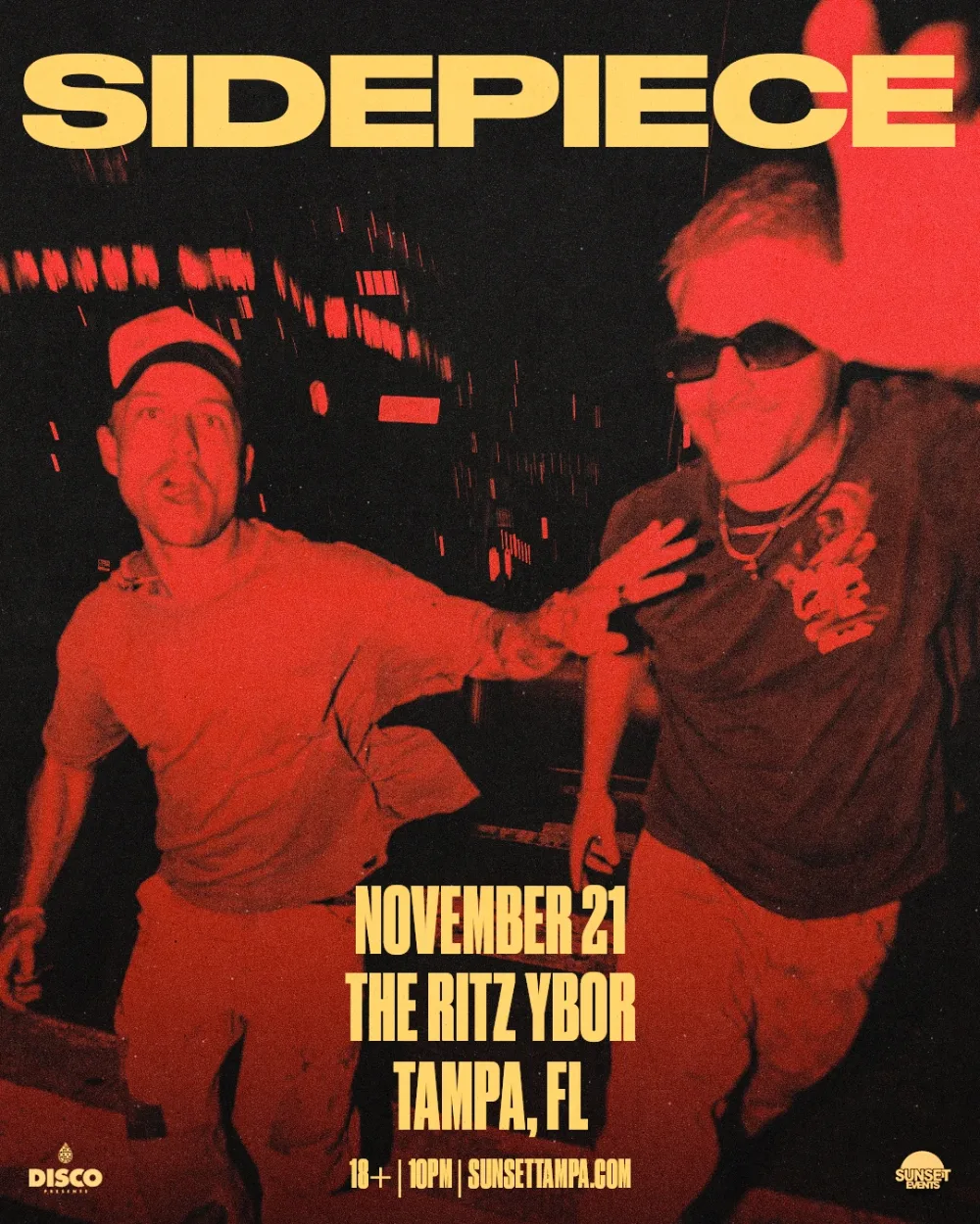 SIDEPIECE – Tampa – Nov 21 | Edmtrain