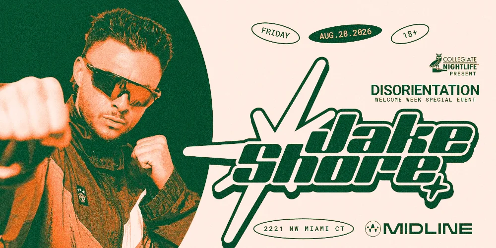 Jake Shore — event flyer