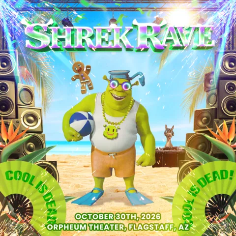Shrek Rave — event flyer