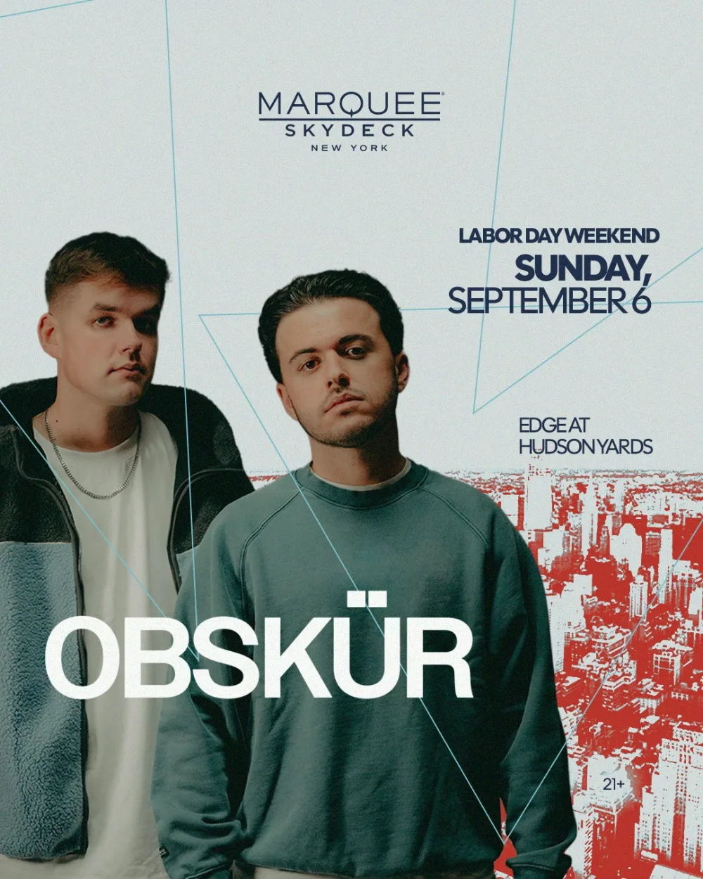 Obskür — event flyer