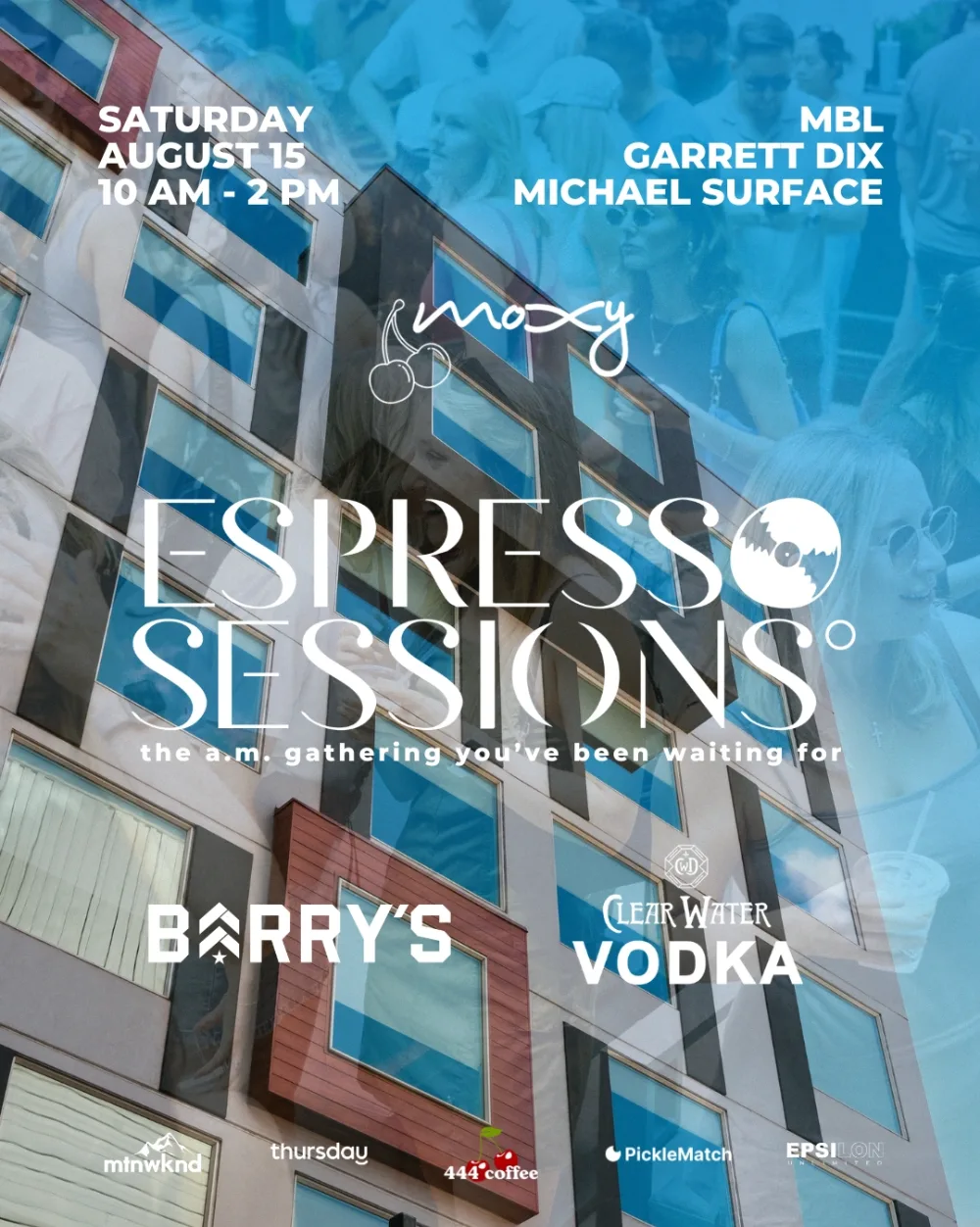 Espresso Sessions° — event flyer