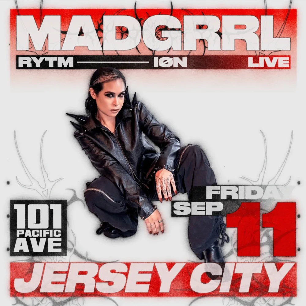 MADGRRL, RYTM — event flyer