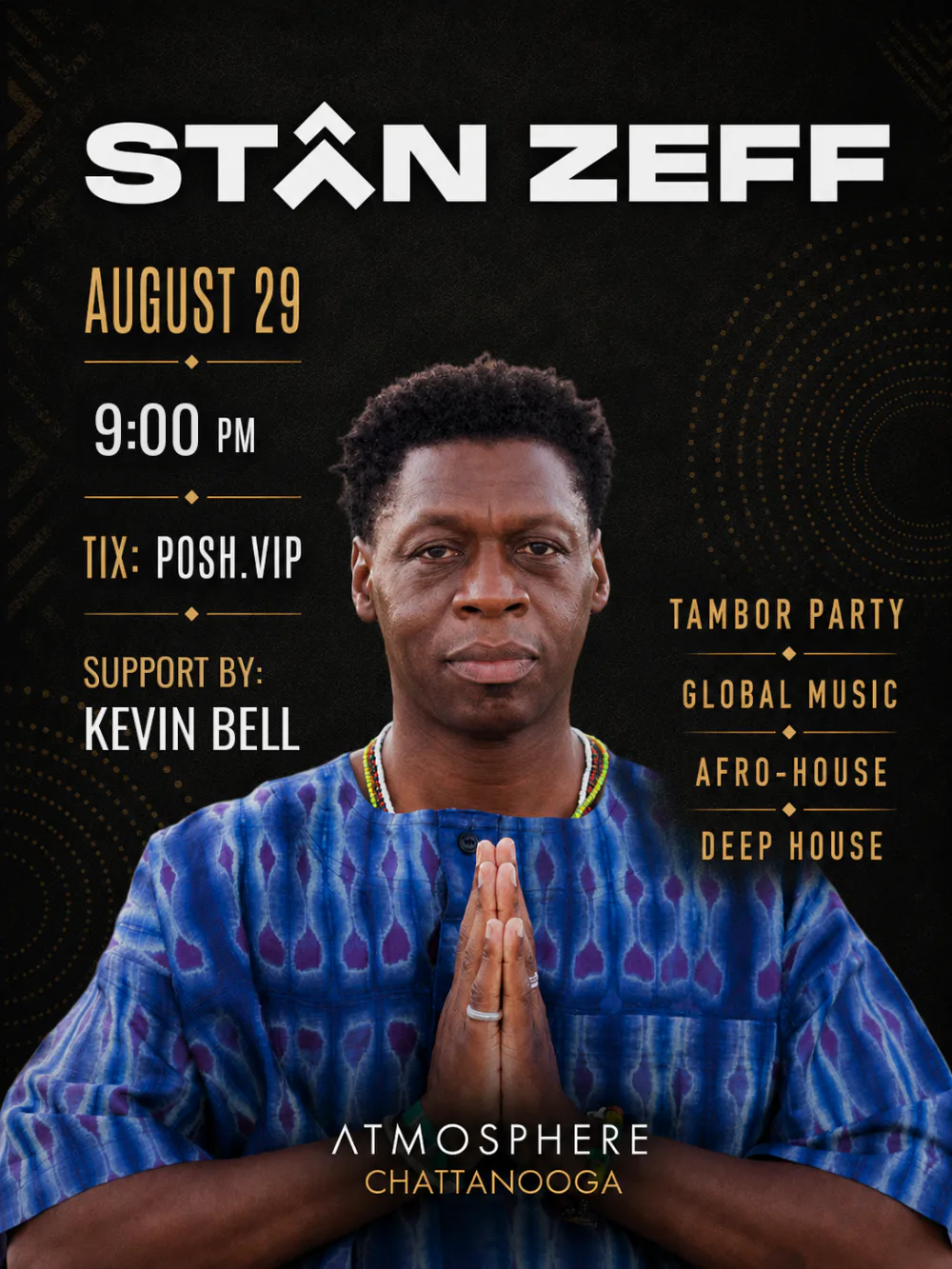 Stan Zeff — event flyer