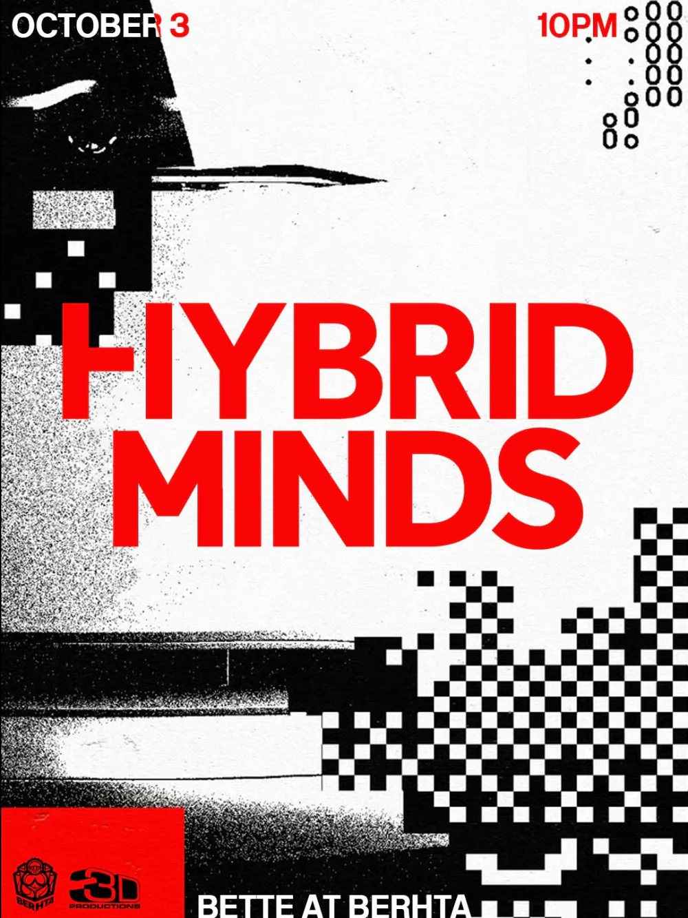 Hybrid Minds — event flyer