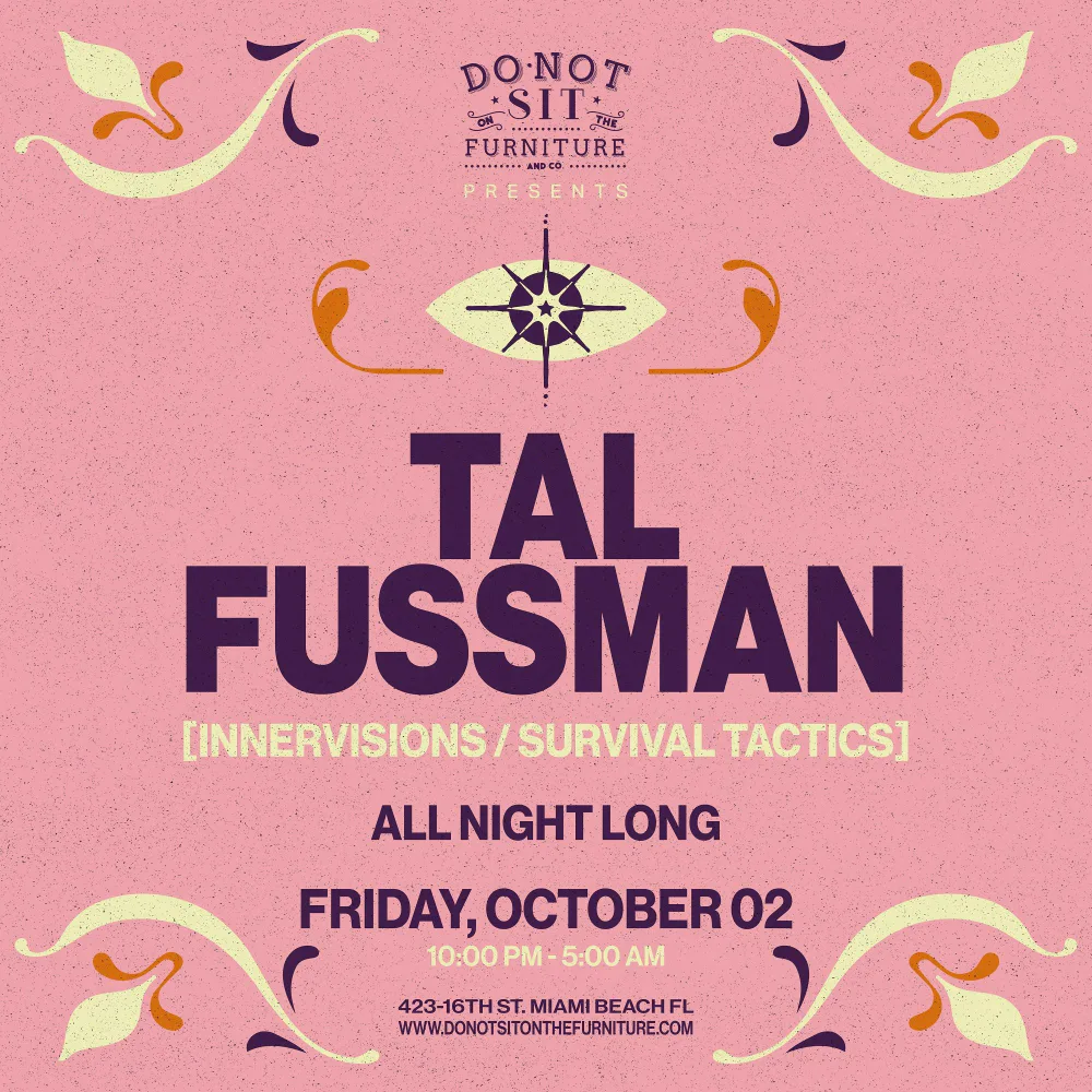 Tal Fussman — event flyer