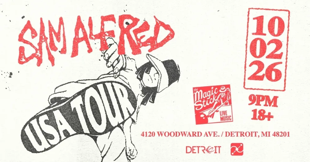 Sam Alfred — event flyer