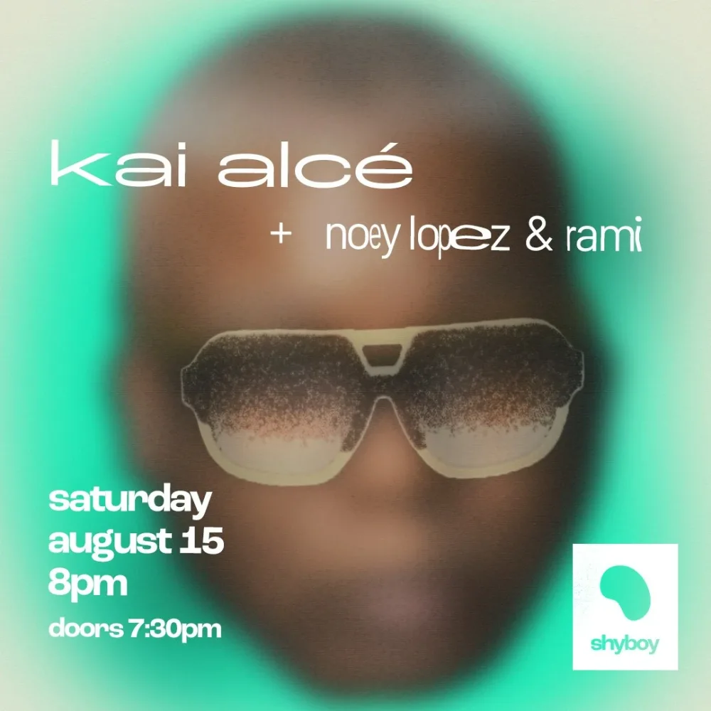 Kai Alcé, Noey Lopez, Rami — event flyer