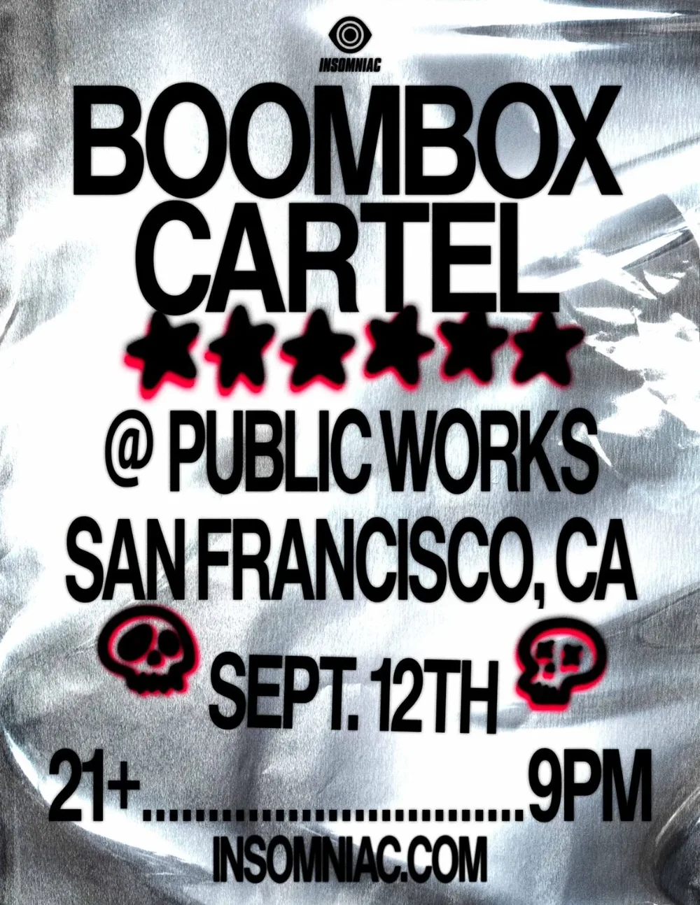 Presented by Public Works — event flyer