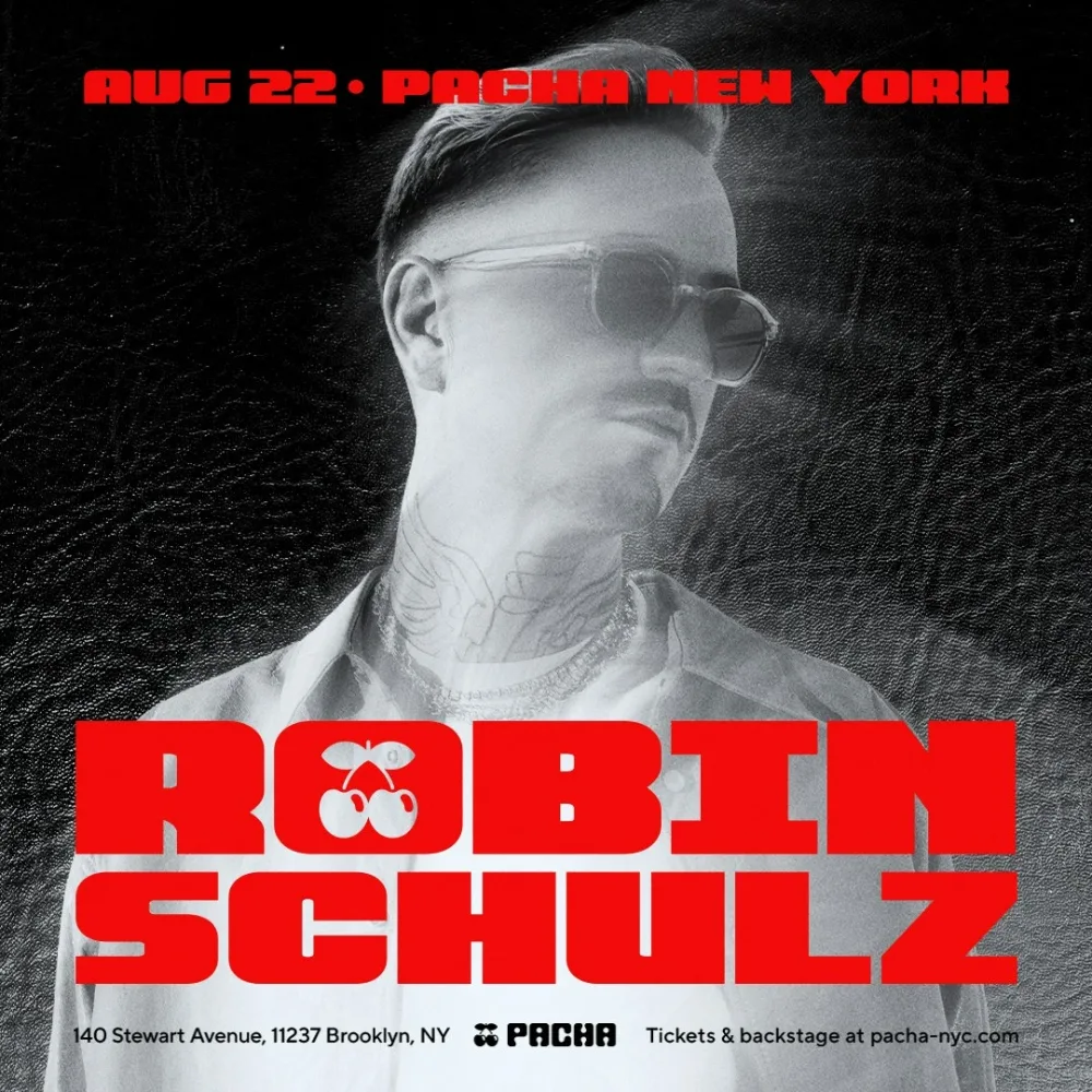 Robin Schulz — event flyer