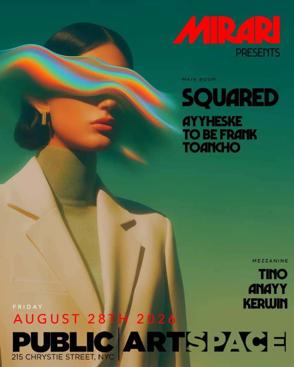 Mirari — event flyer