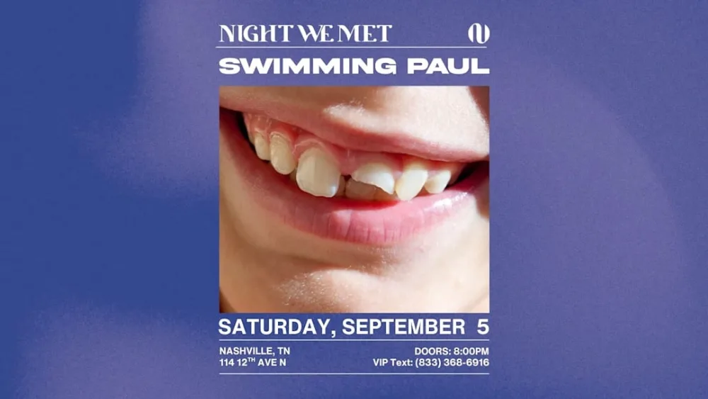 Swimming Paul — event flyer