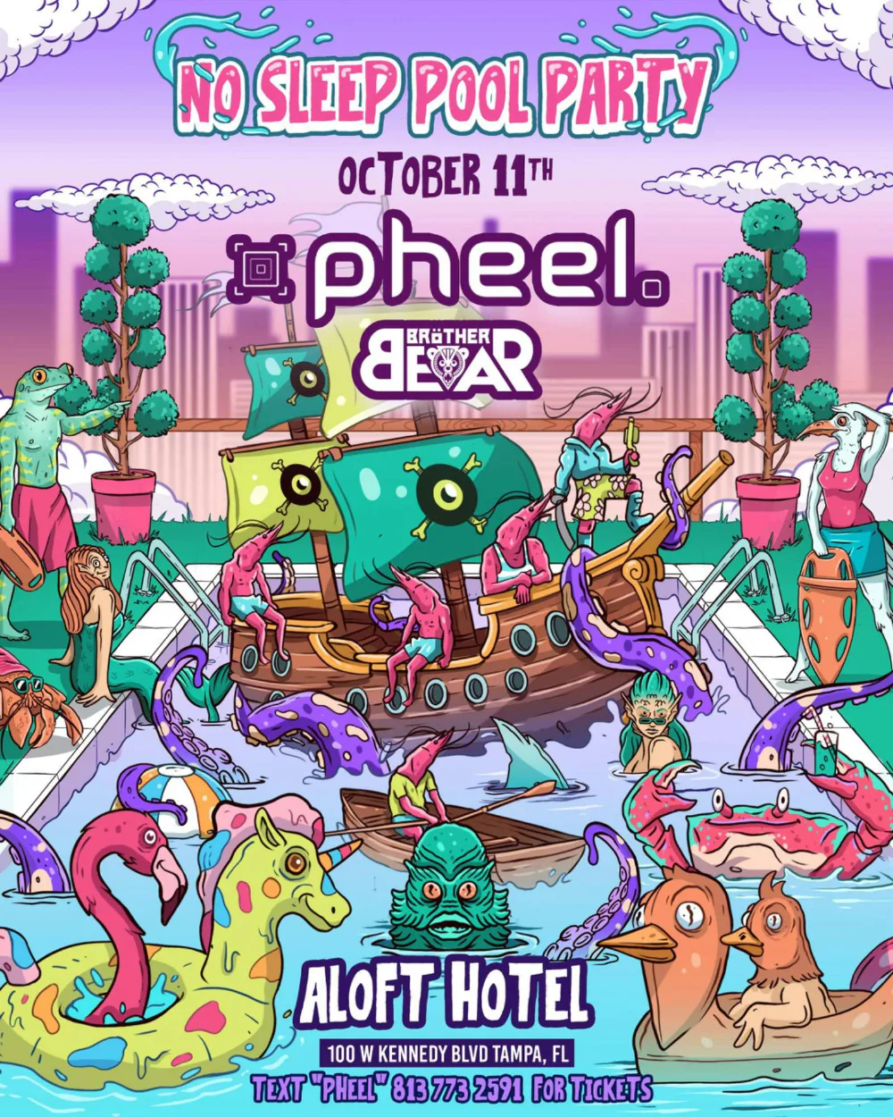 No Sleep Pool Party:pheel.,Bröther Bear