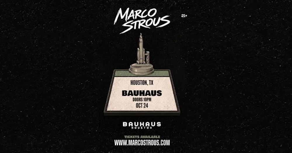Marco Strous — event flyer