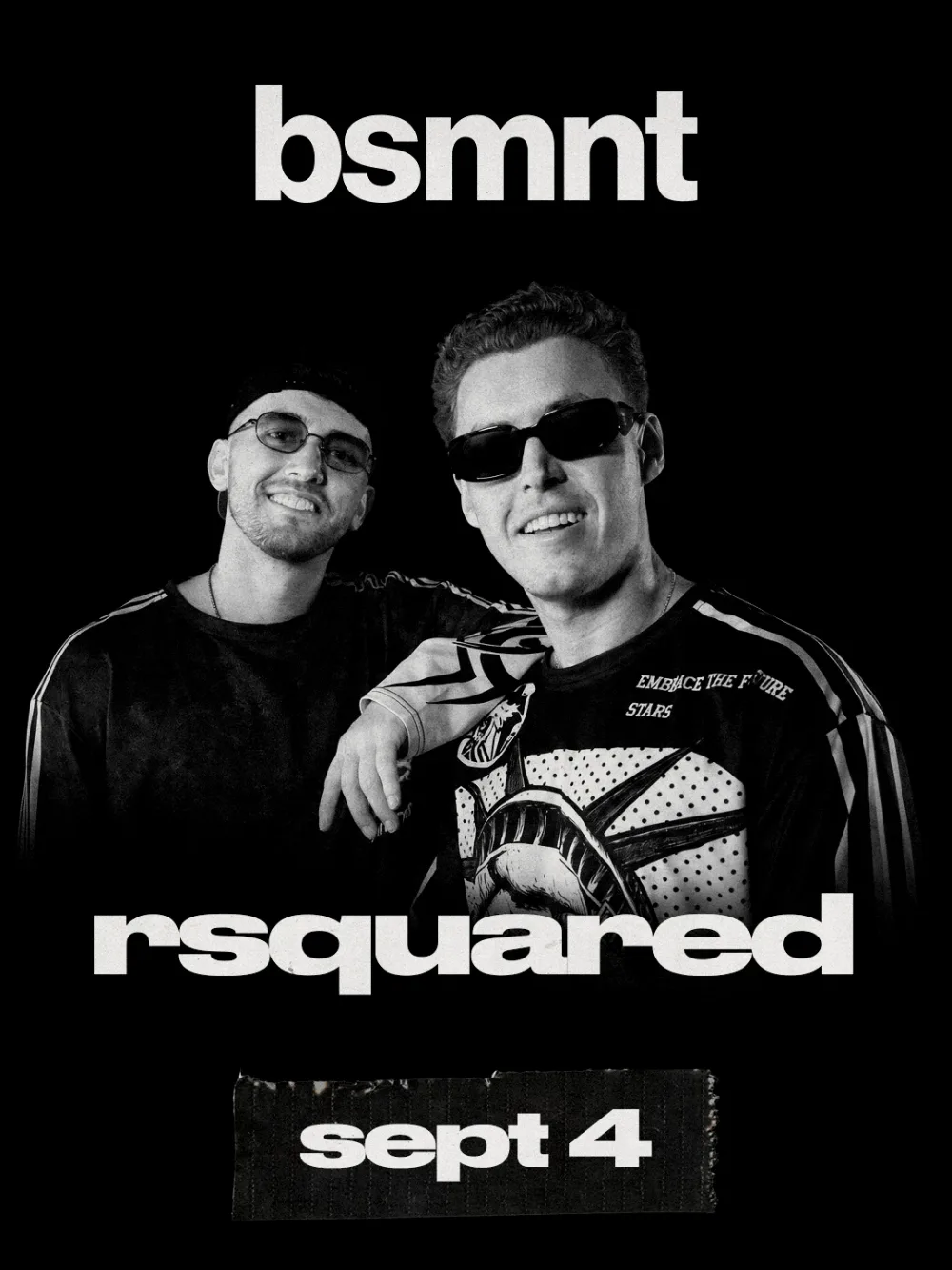 RSquared — event flyer