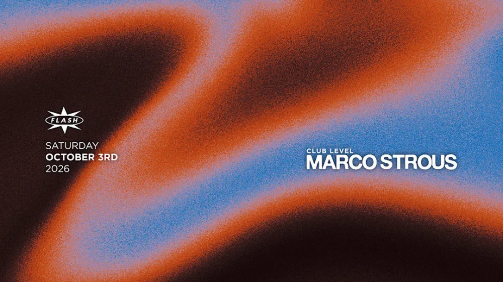 Marco Strous — event flyer