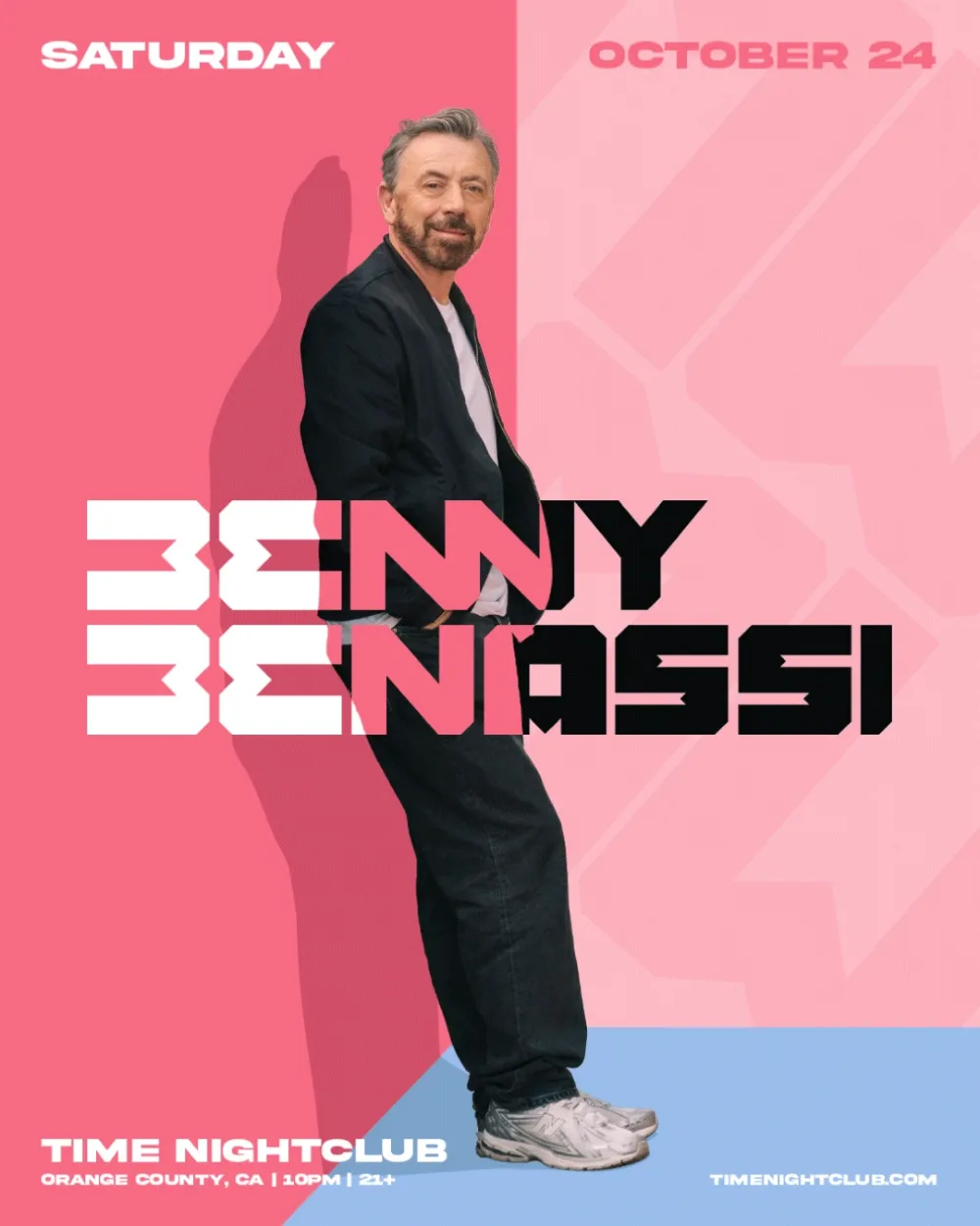 Benny Benassi — event flyer