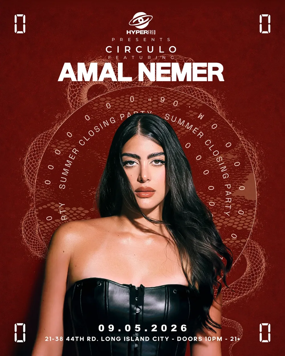 Amal Nemer — event flyer
