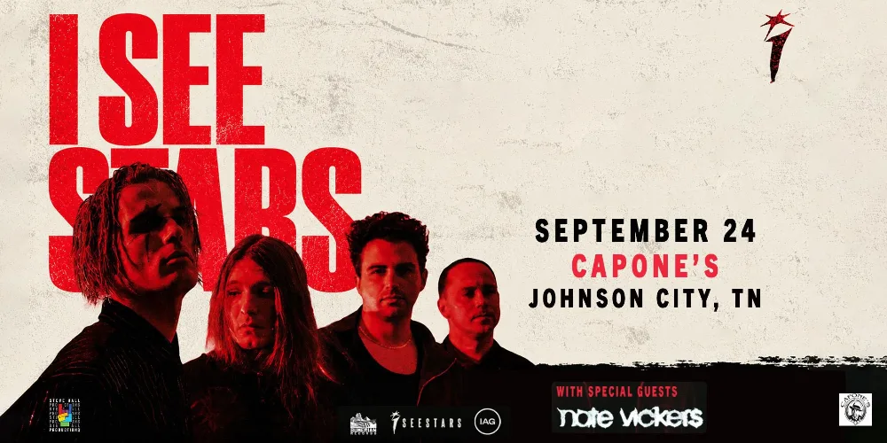 I See Stars, Nate Vickers — event flyer