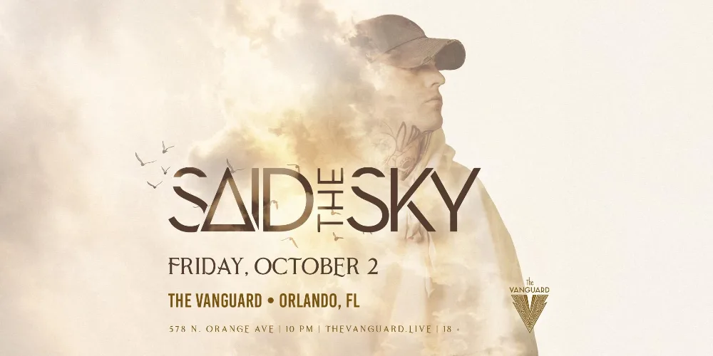 Said The Sky — event flyer