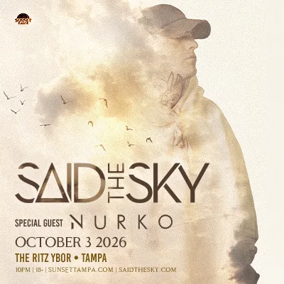 Said The Sky — event flyer