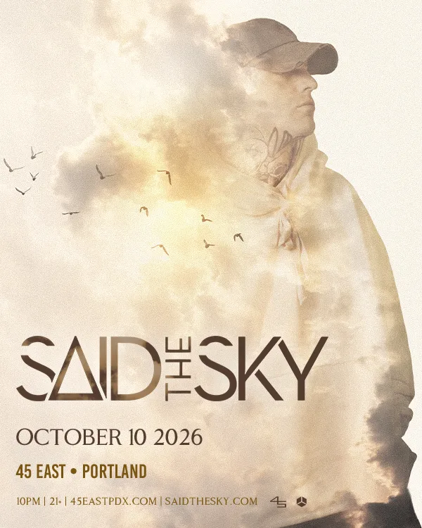 Said The Sky — event flyer