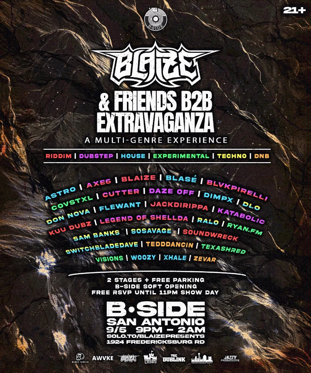 Blaize & Friends B2B Extravaganza — event flyer