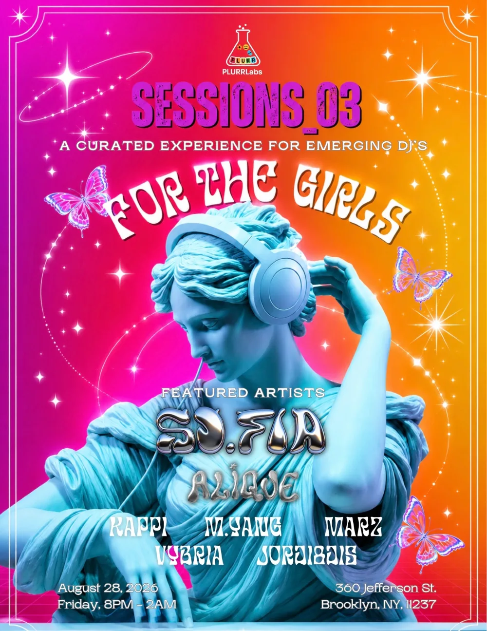 For The Girls — event flyer