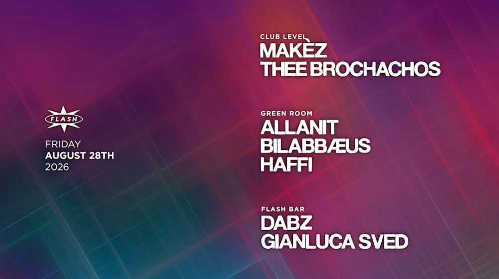 Makèz, Thee Brochachos, Haffi, Dabz — event flyer