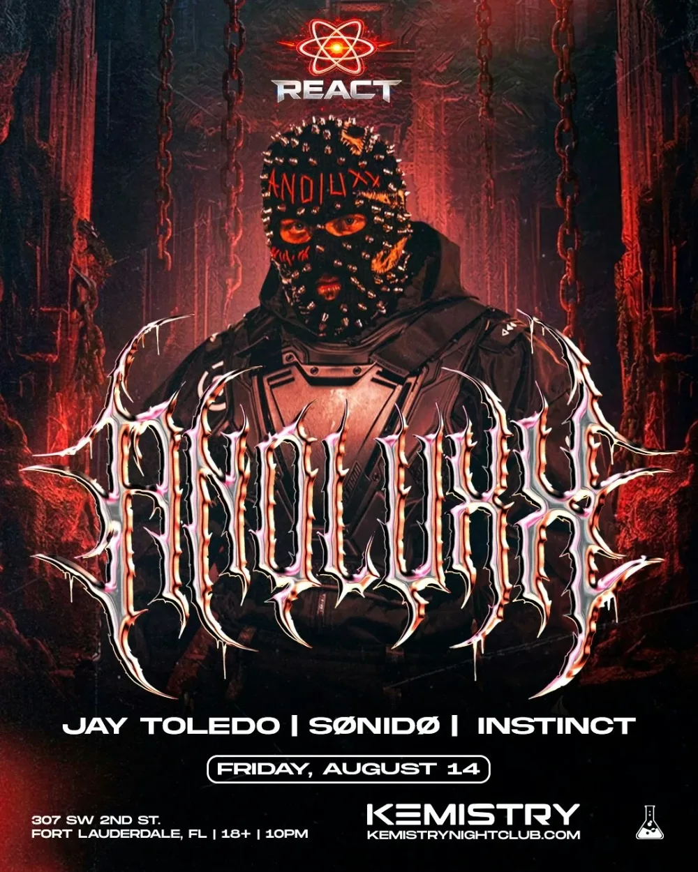 ANOLUXX — event flyer