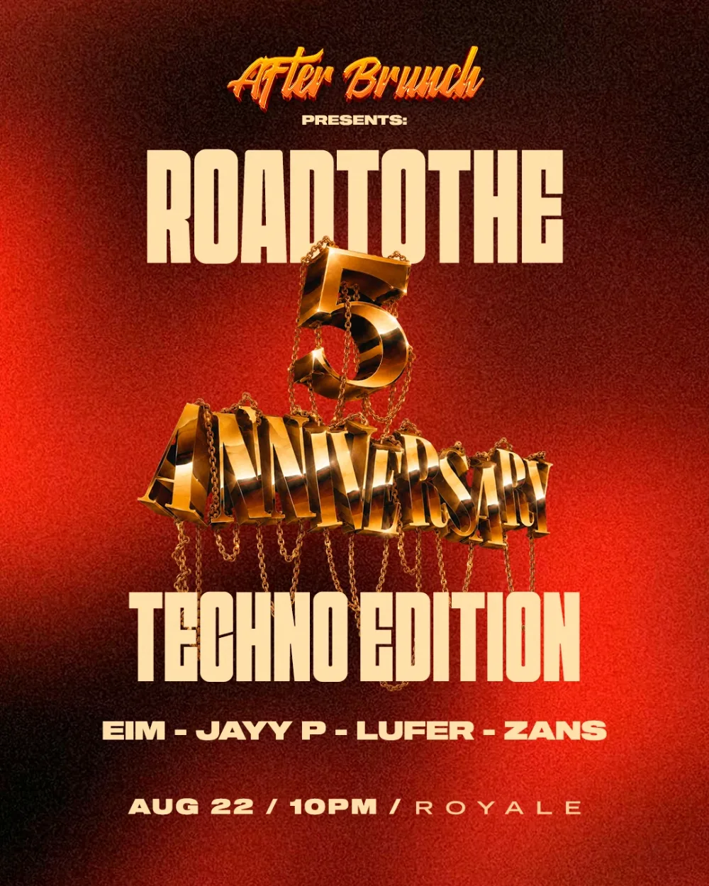 After Brunch Presents — event flyer