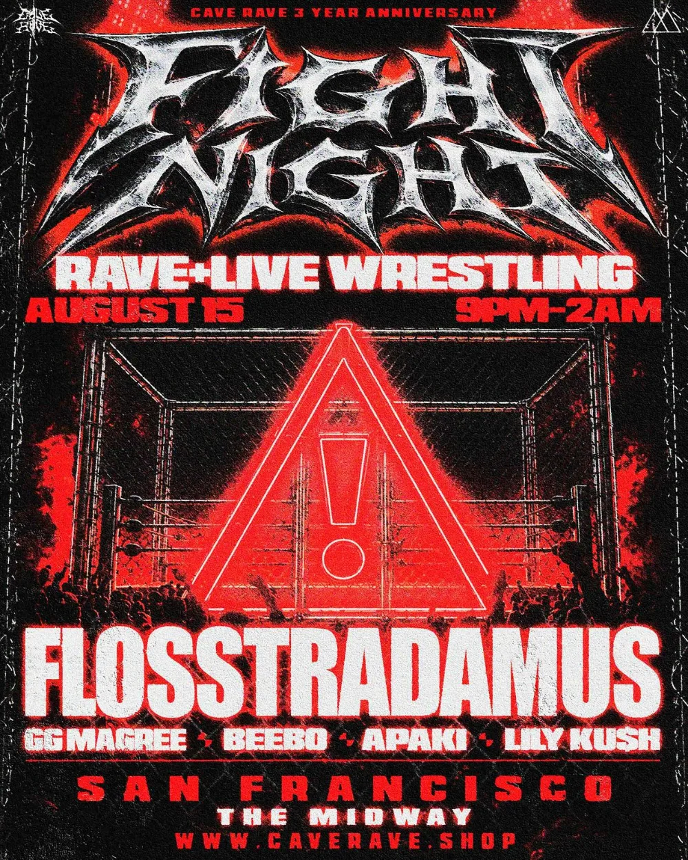 Flosstradamus — event flyer