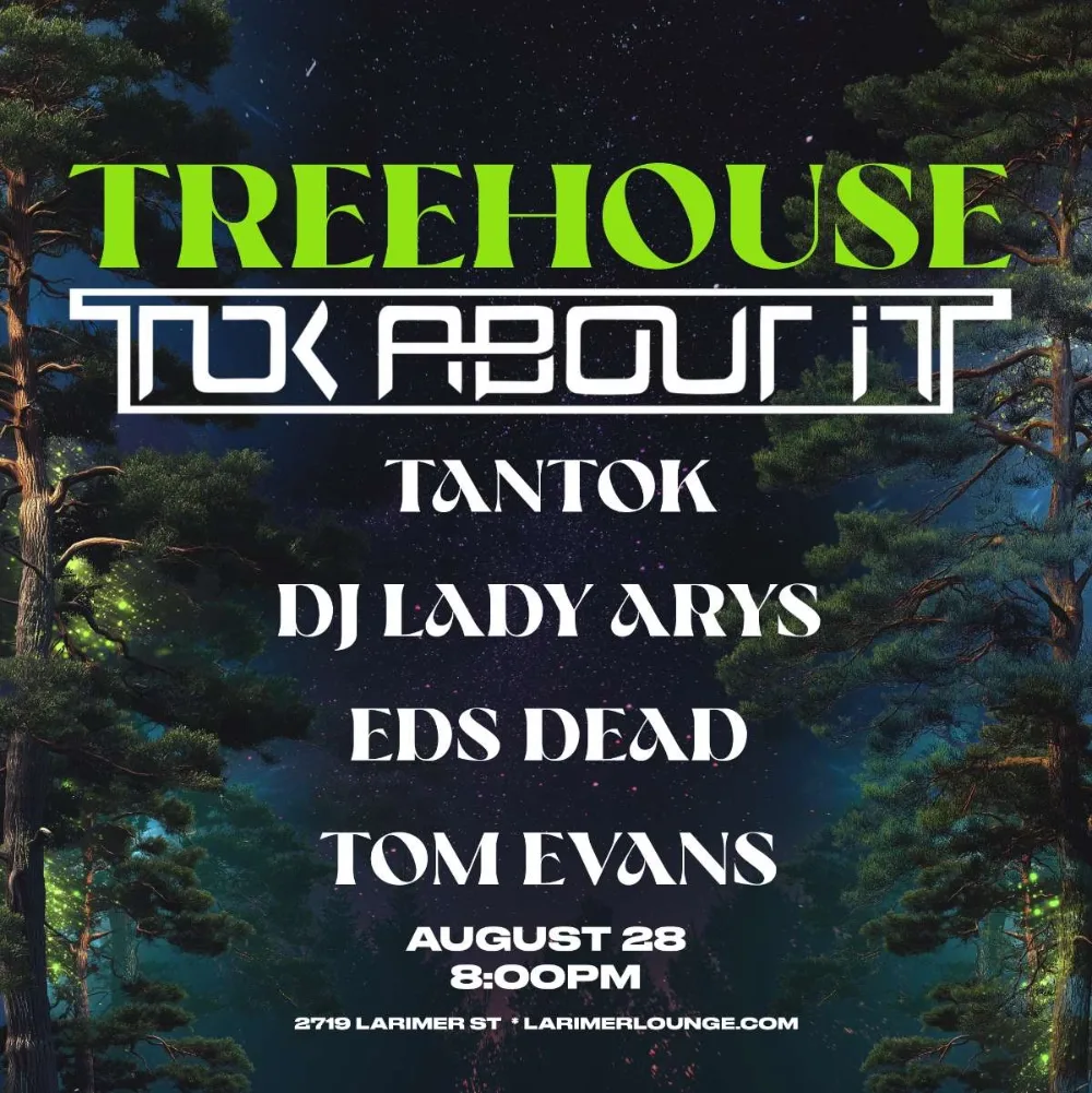 Tantok, DJ Lady Arys — event flyer