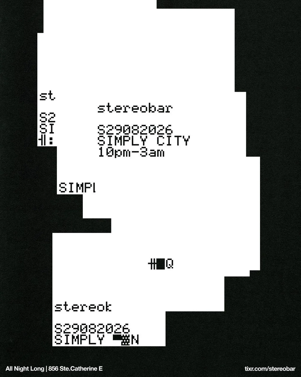 Simply City — event flyer