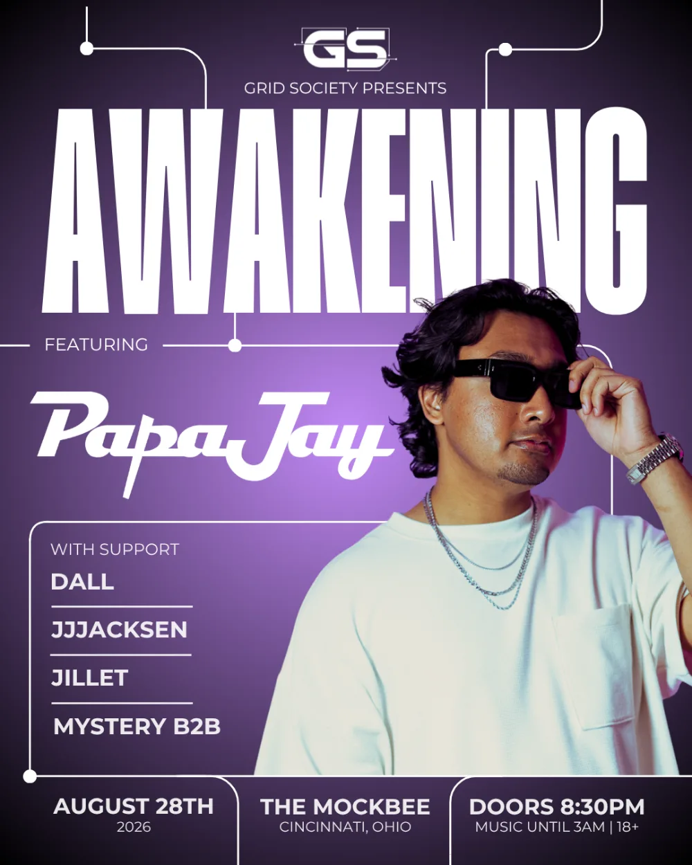 Awakening — event flyer