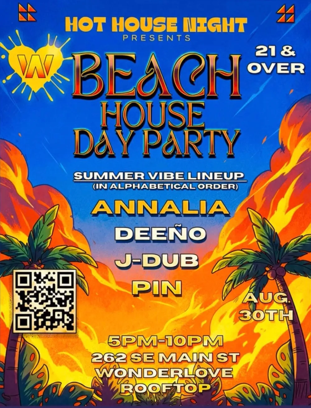 Beach House Day Party — event flyer