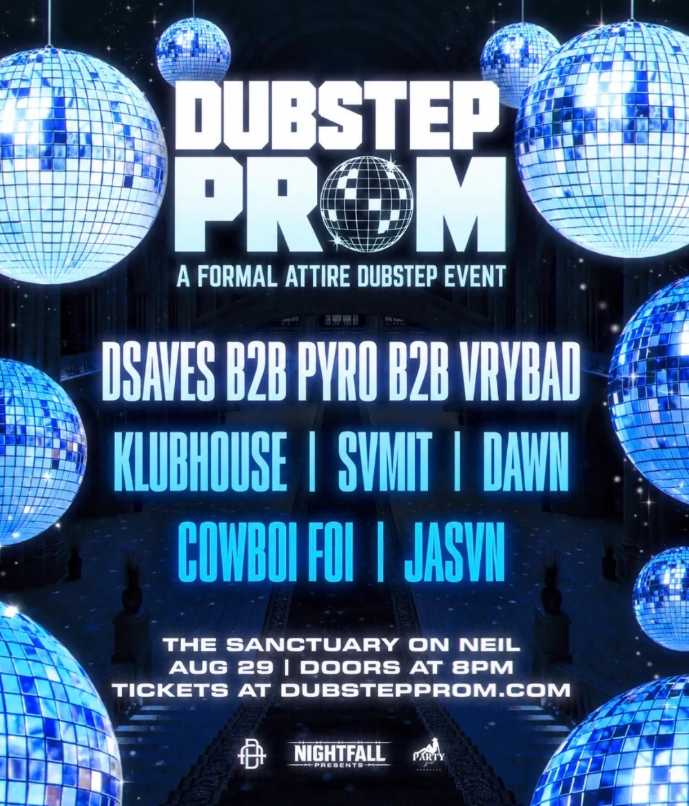 DUBSTEP PROM - A FORMAL ATTIRE DUBSTEP EVENT — event flyer