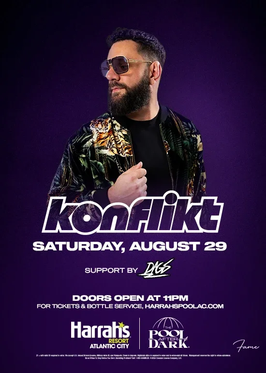 DJ Konflikt — event flyer