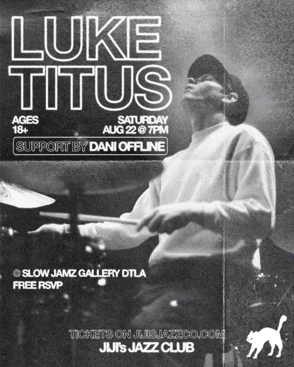 Luke Titus, Dani Offline — event flyer