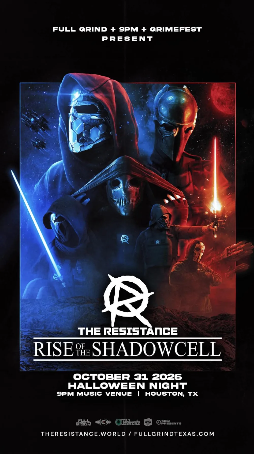 RISE OF THE SHADOWCELL — event flyer