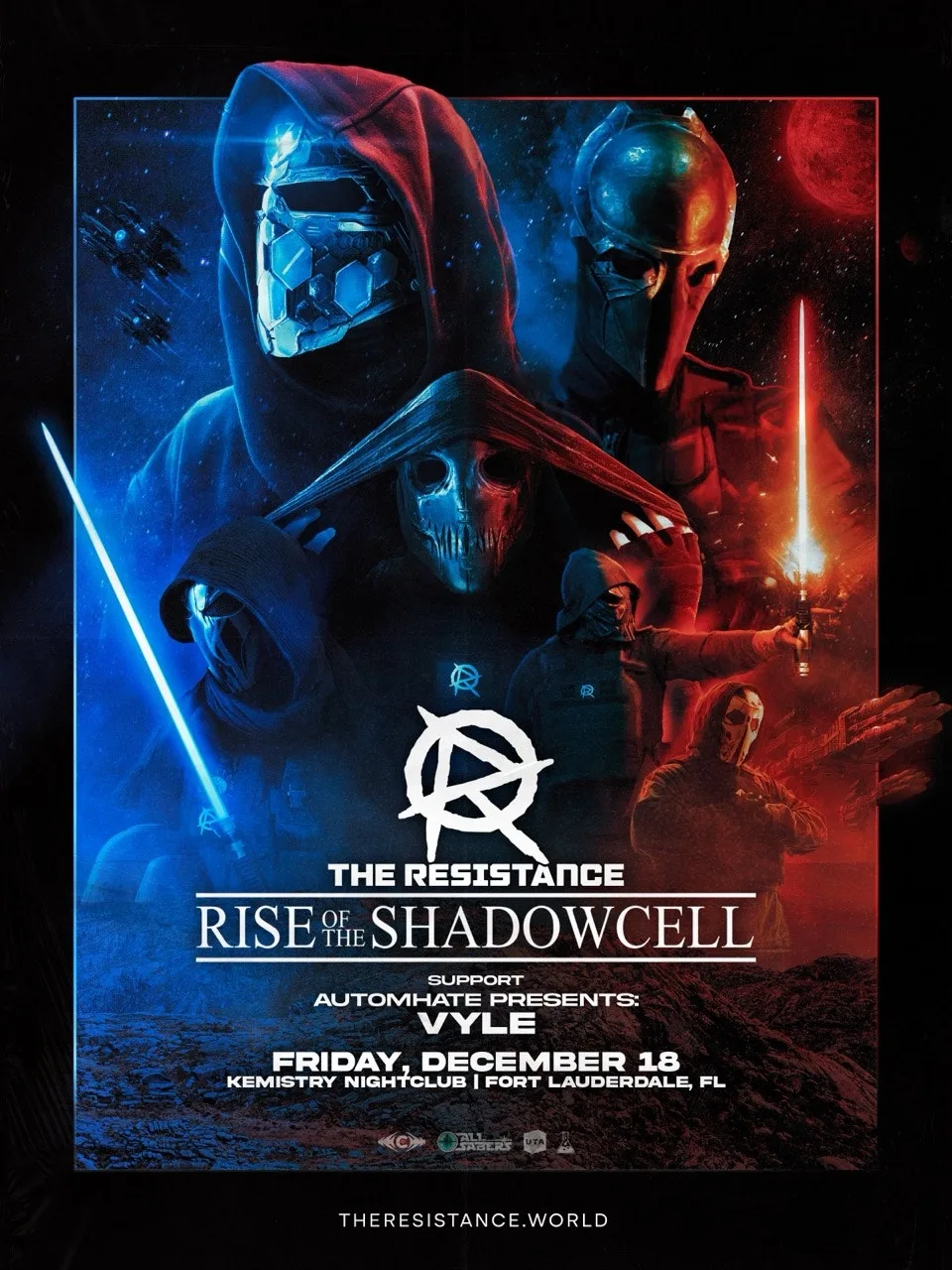 RISE OF THE SHADOWCELL — event flyer
