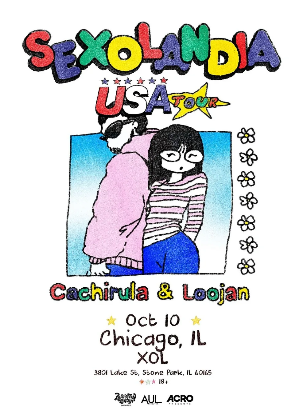 Cachirula & Loojan | Sexolandia Tour — event flyer