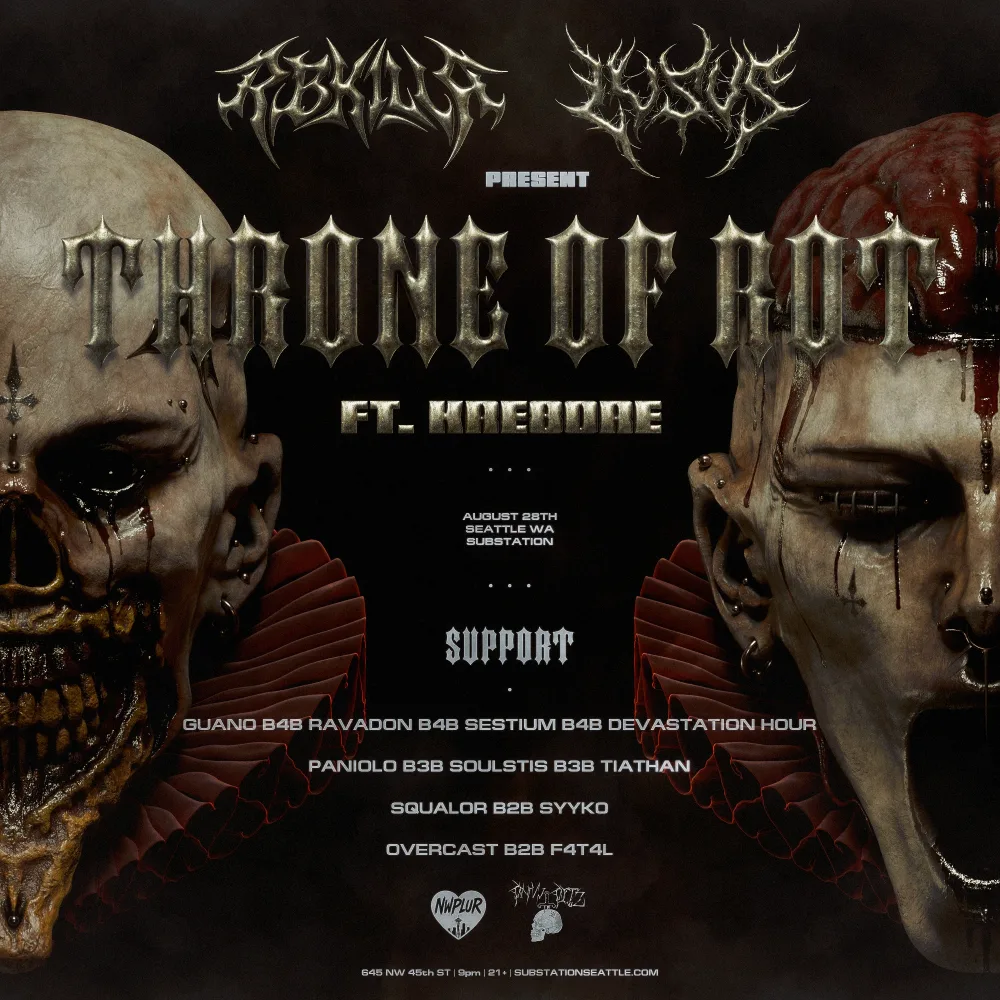 Throne of Rot — event flyer