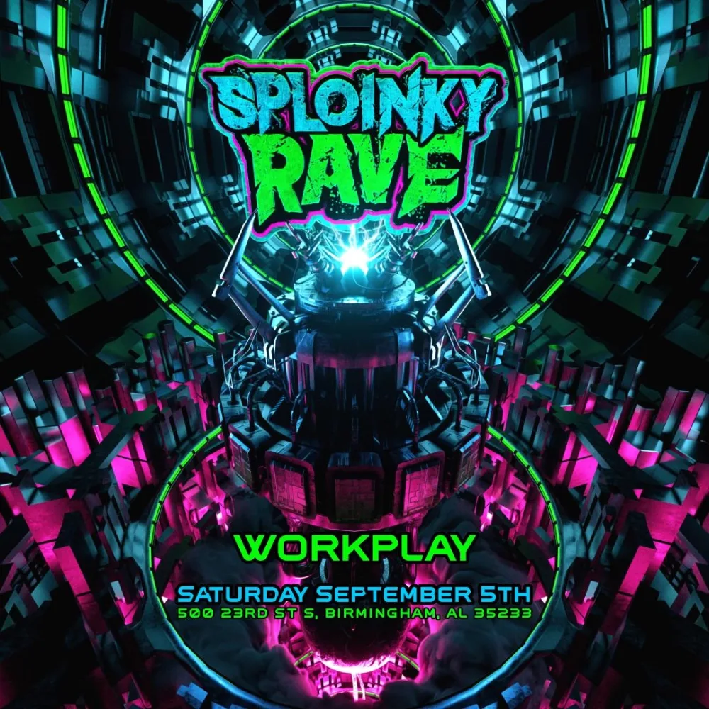 Sploinky Rave - Birmingham — event flyer